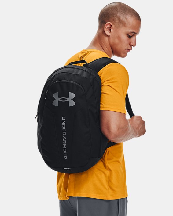 UA Hustle Lite Backpack, Black, pdpMainDesktop image number 4